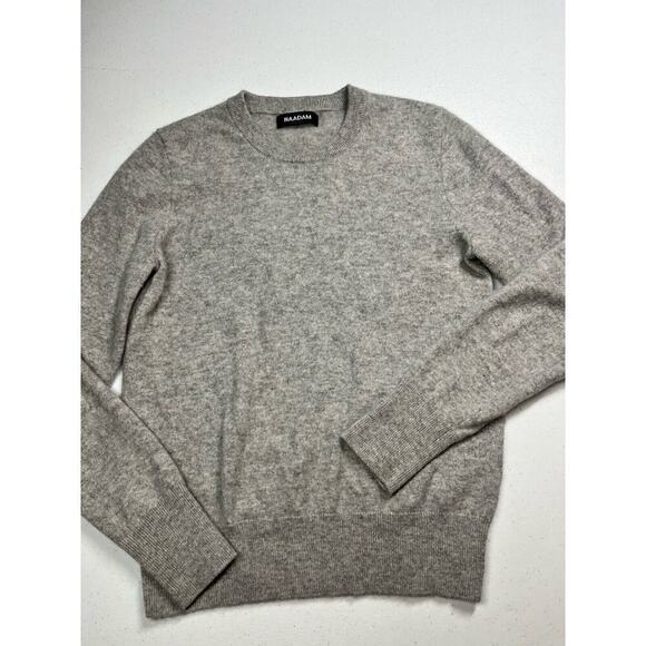 NAADAM 100% Cashmere Grey Casual Crew Neck Sweater Womens READ BELOW - Picture 1 of 8